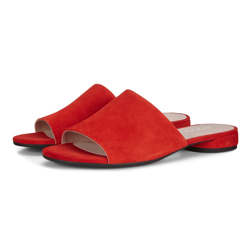 Sandalias Mujer - ECCO Flat Sandals Ii - Rojos - MJZ269807